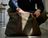 M/S Holdall - Army/Cuoio