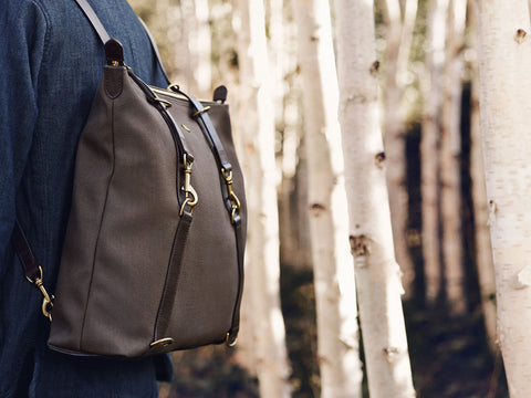 M/S Day Pack - Army/Dark brown